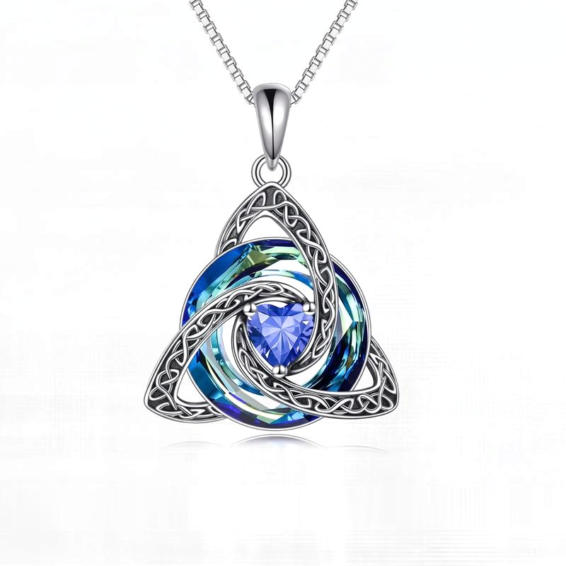 Witch Knot Birthstone Necklace