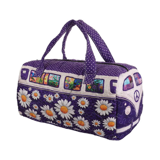 Quilted Flower Van Bag