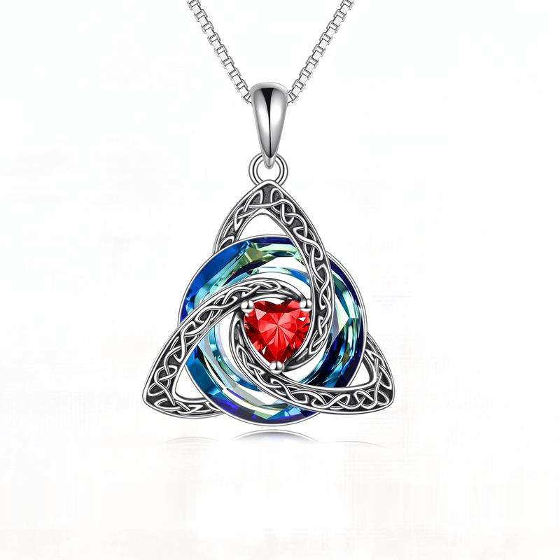 Witch Knot Birthstone Necklace
