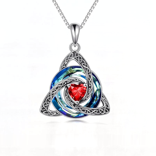 Witch Knot Birthstone Necklace