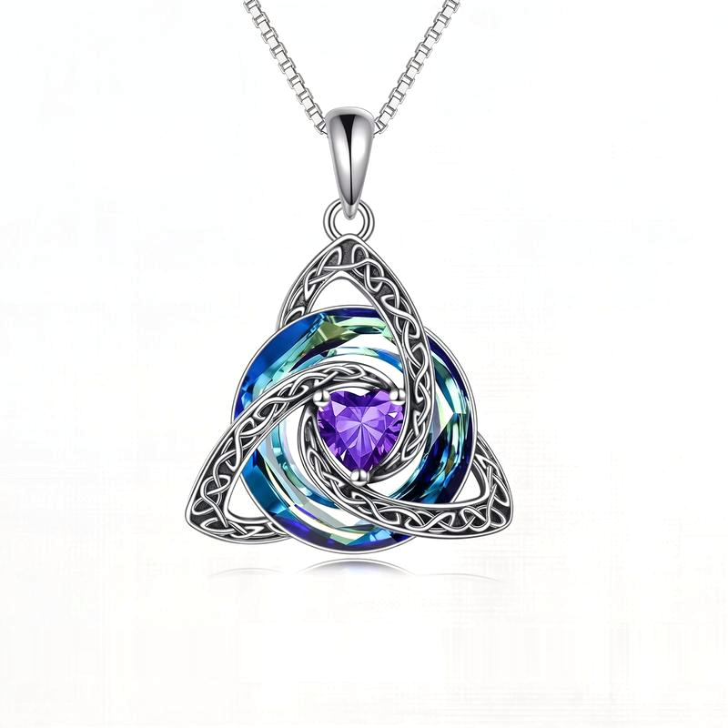 Witch Knot Birthstone Necklace