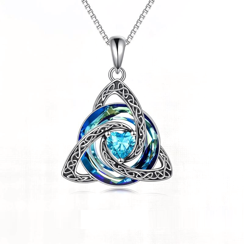 Witch Knot Birthstone Necklace