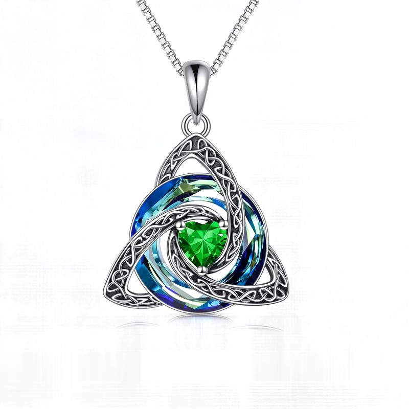 Witch Knot Birthstone Necklace