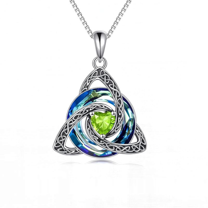 Witch Knot Birthstone Necklace