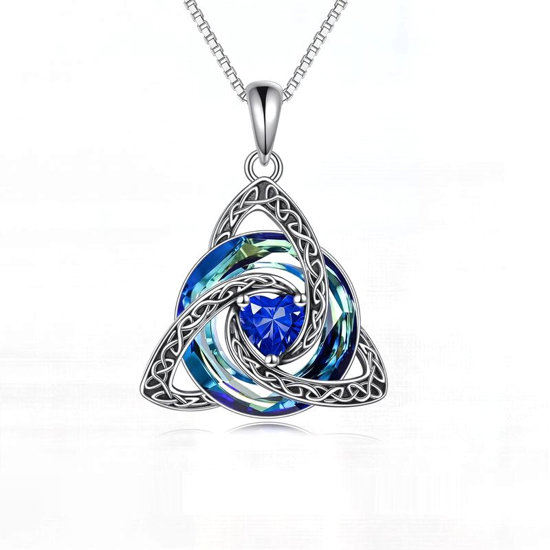 Witch Knot Birthstone Necklace
