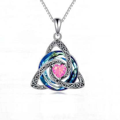 Witch Knot Birthstone Necklace